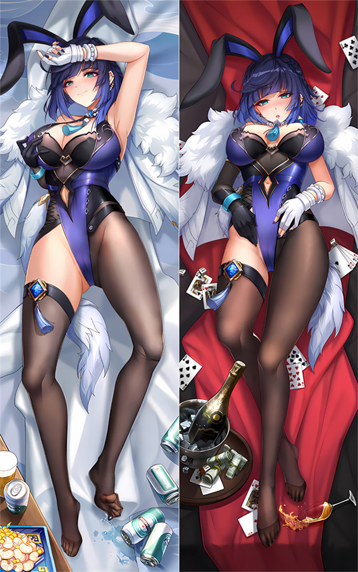 Yelan from Genshin Impact dakimakura cover