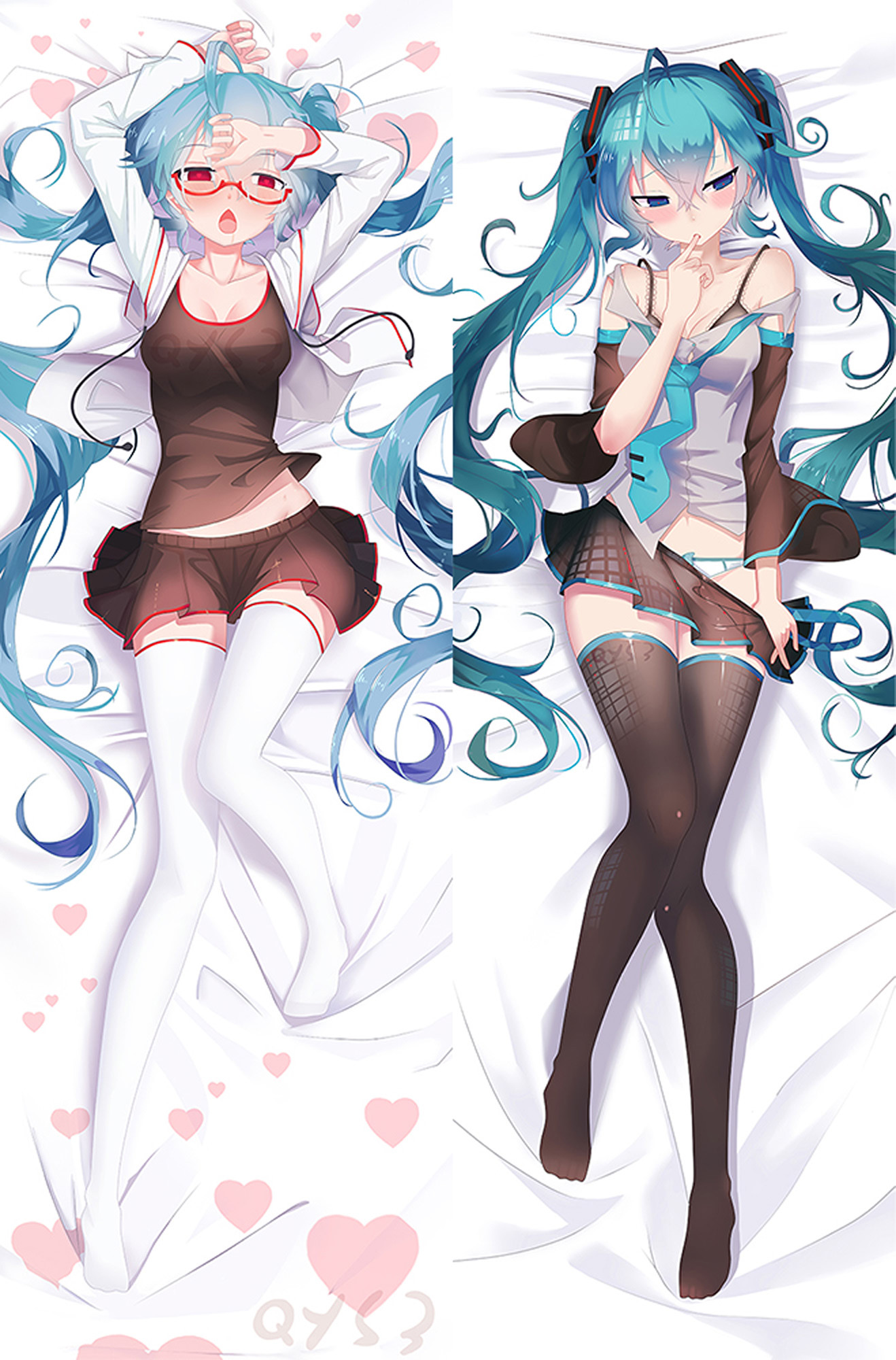 Hatsune Miku from Vocaloid dakimakura cover