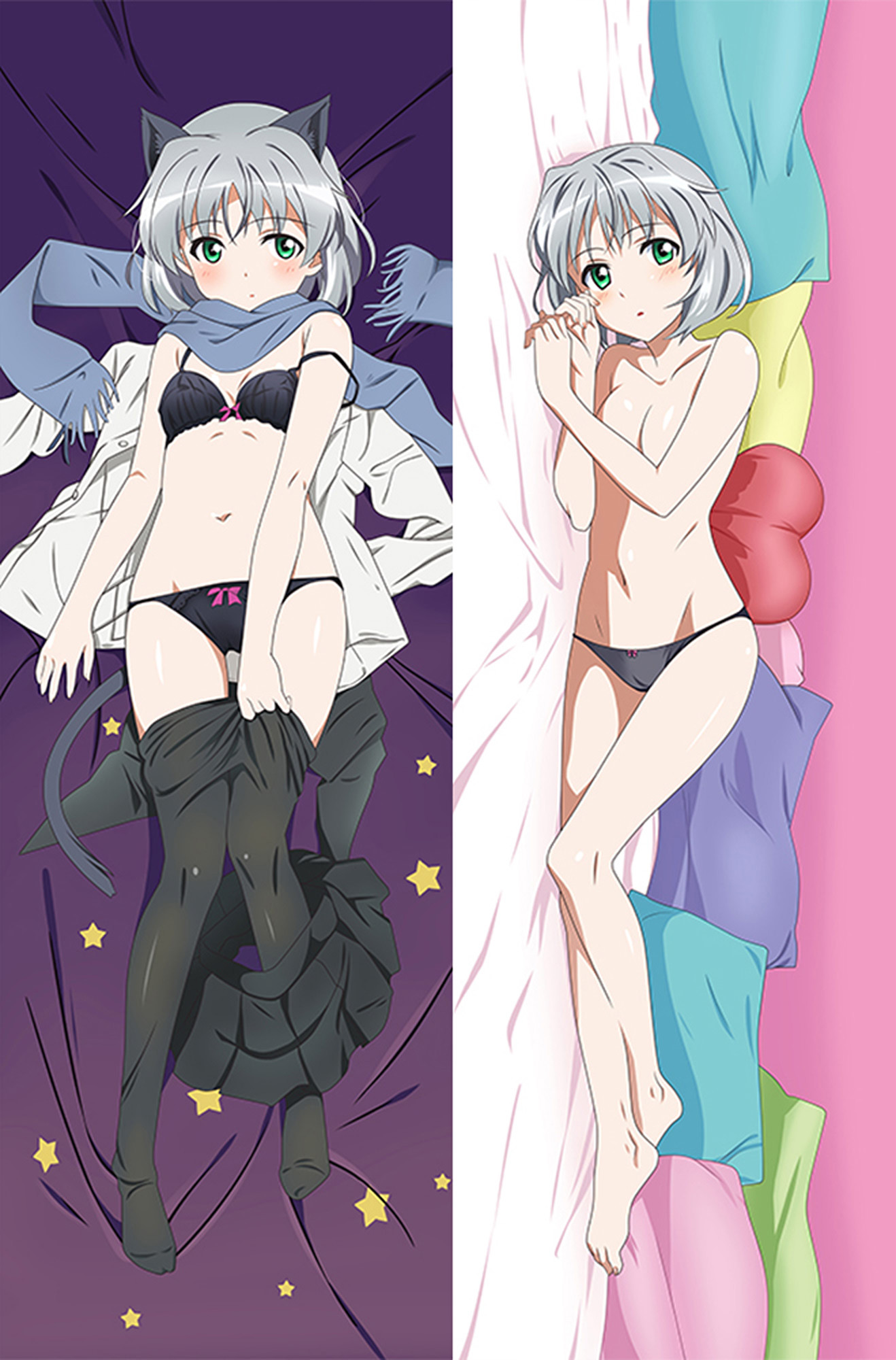 Sanya V. Litvyak from Strike Witches dakimakura cover