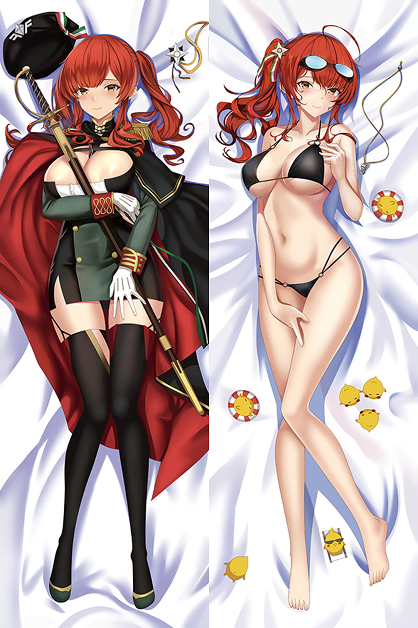Zara from Azur Lane dakimakura cover