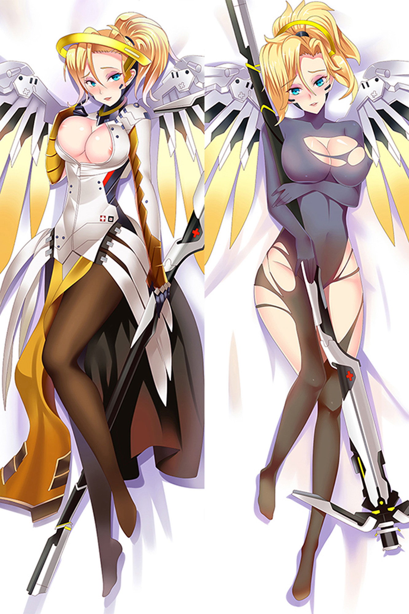 Mercy from Overwatch dakimakura cover