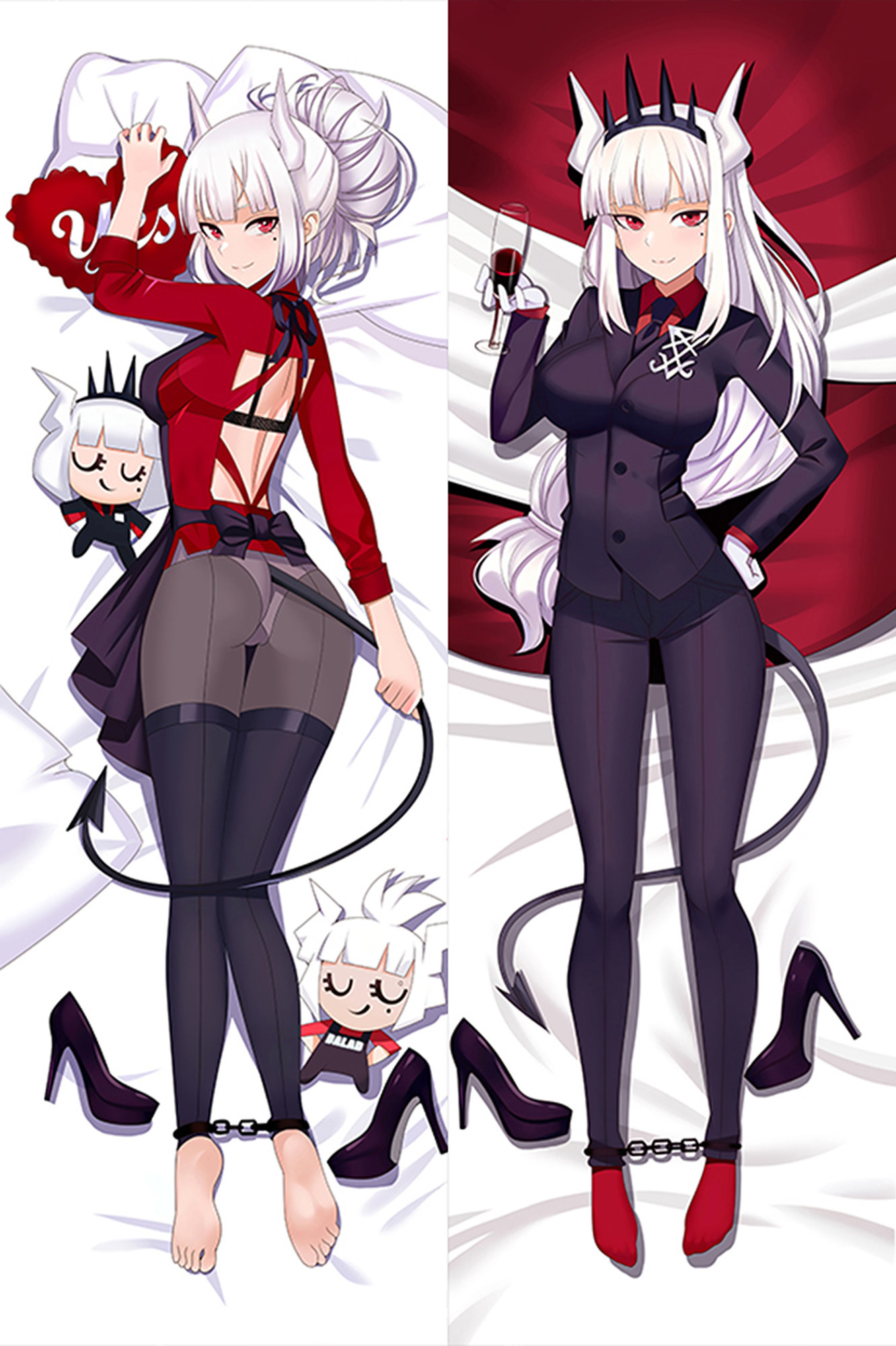 Lucifer Helltaker dakimakura cover