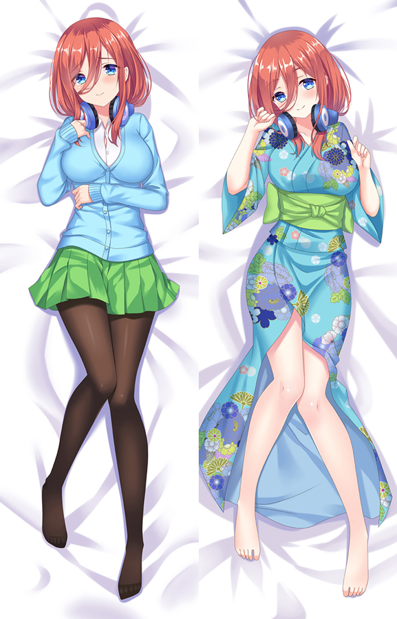 Miku Nakano from Quintessential Quintuplets dakimakura cover