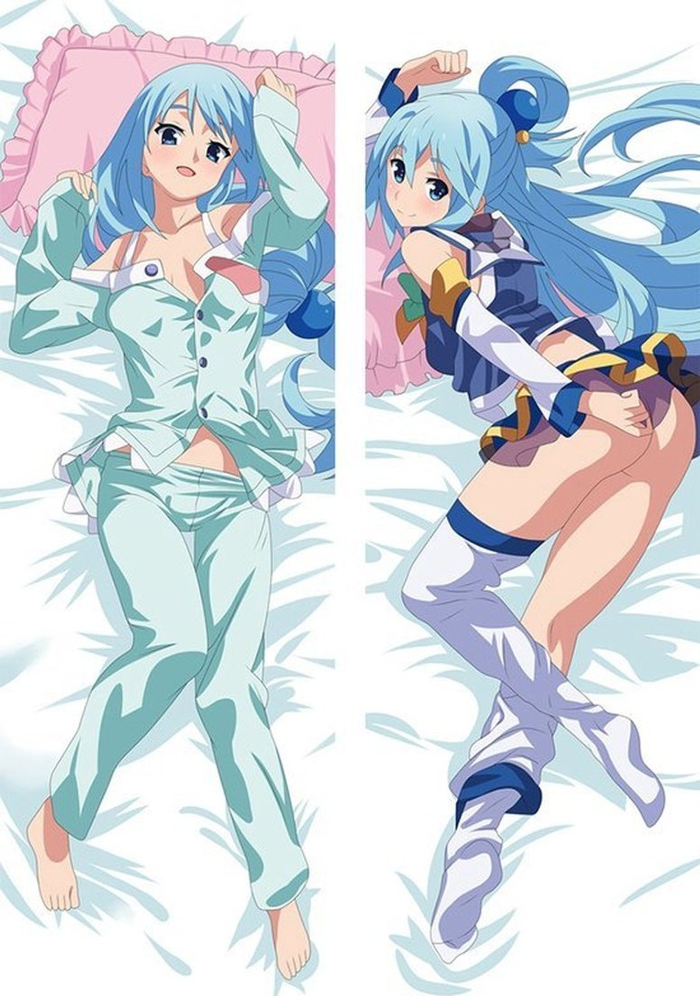 Aqua from KonoSuba dakimakura cover
