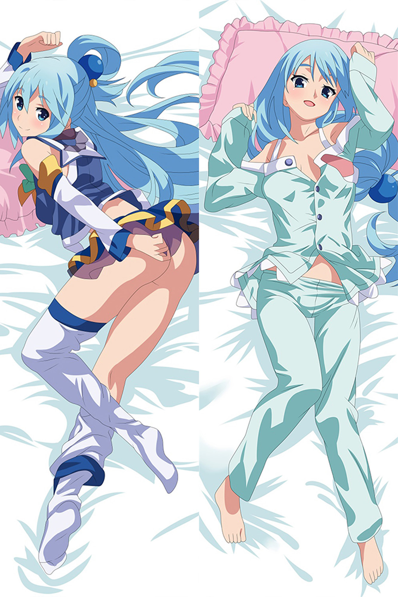 Aqua from KonoSuba dakimakura cover