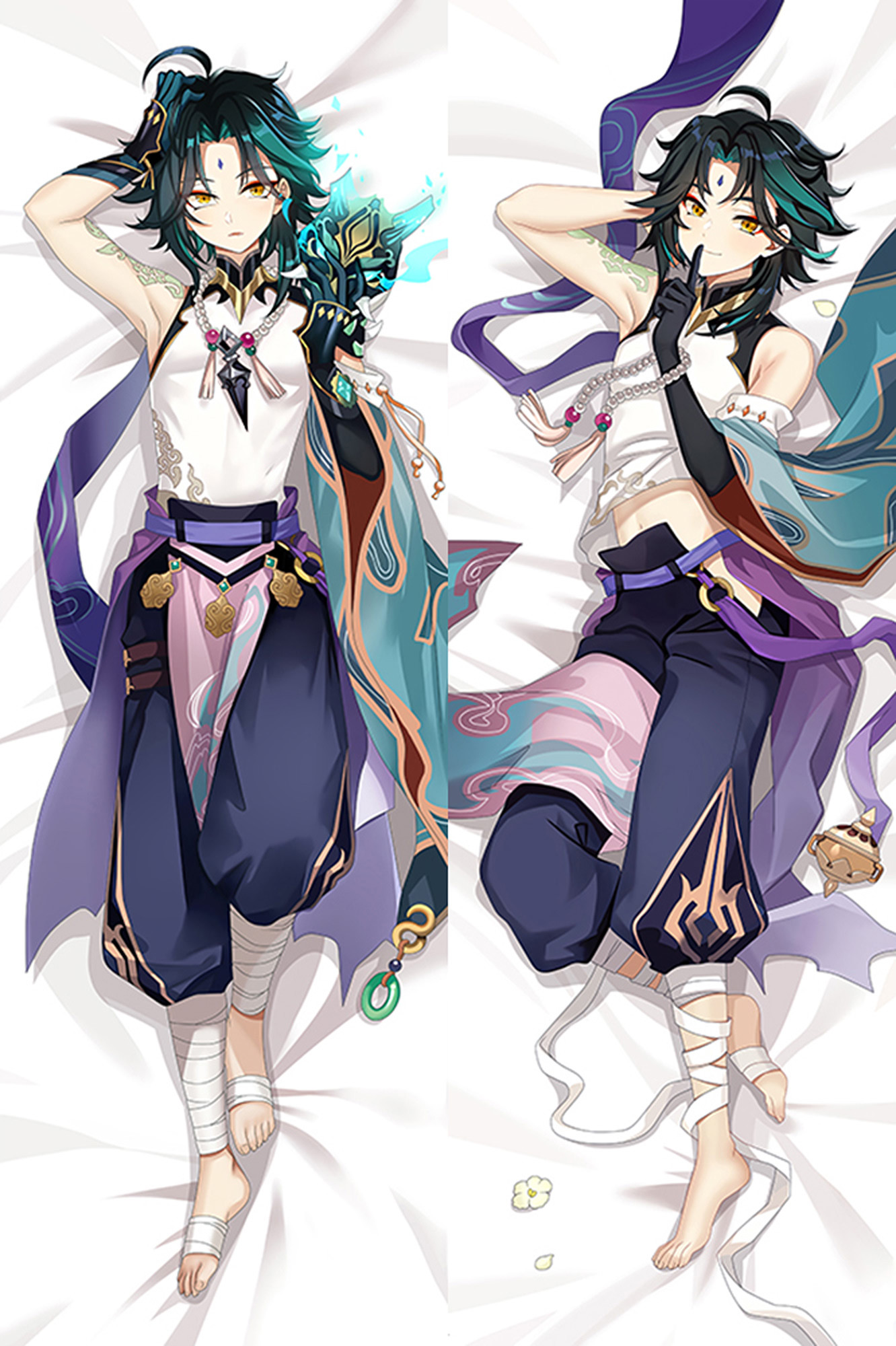 Xiao from Genshin Impact dakimakura cover