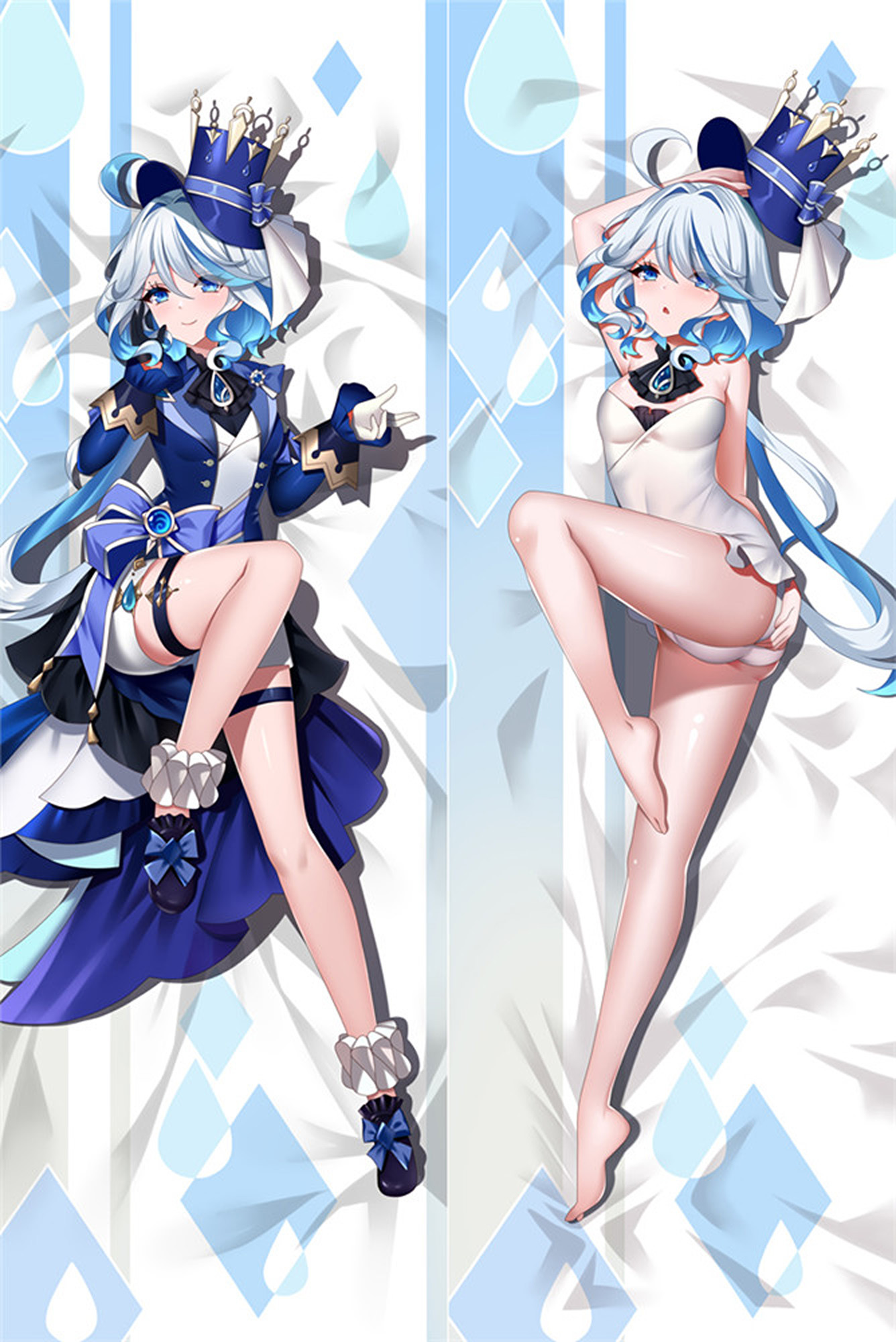 Furina from Genshin Impact dakimakura cover