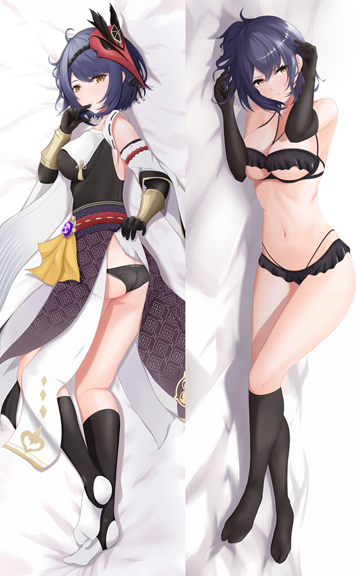 Kujou Sara from Genshin Impact dakimakura cover