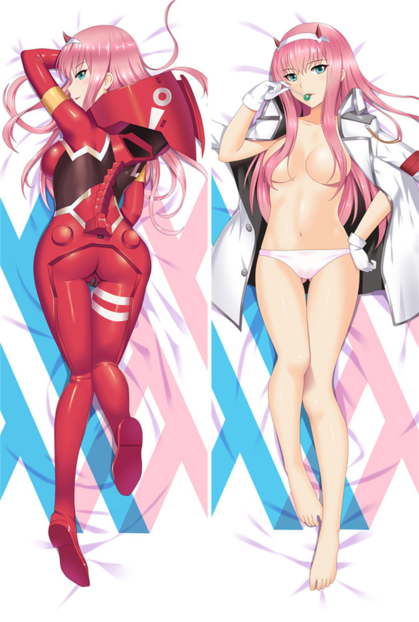 Zero Two from Darling In The FranXX dakimakura cover