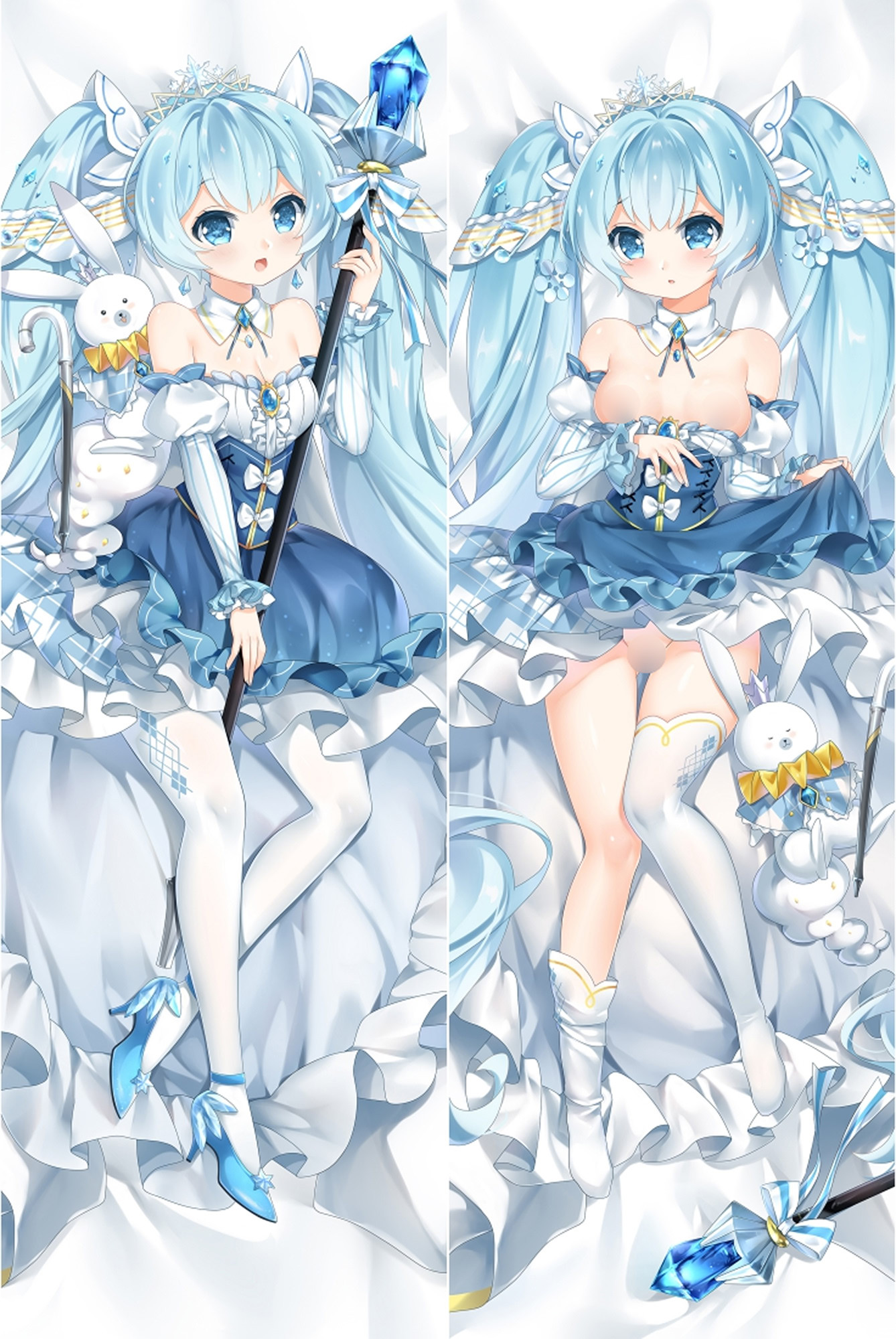 Hatsune Miku from Vocaloid 18+ dakimakura cover