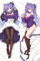 Keqing from Genshin Impact dakimakura cover