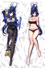 Clorinde (Genshin Impact) 18+ NSFW Dakimakura Body Pillow Cover Uncensored