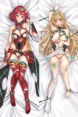 Pyra and Mythra 18+ NSFW Dakimakura Body Pillow Cover Uncensored