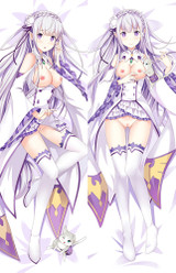 Emilia 18+ NSFW Dakimakura Body Pillow Kissenbezug Unzensiert