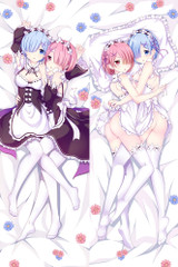 Rem and Ram (Re: Zero) 18+ NSFW Dakimakura Body Pillow Cover Uncensored