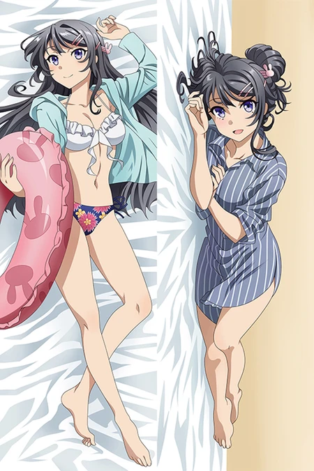 Mai Sakurajima Dakimakura Body Pillow Kissenbezug