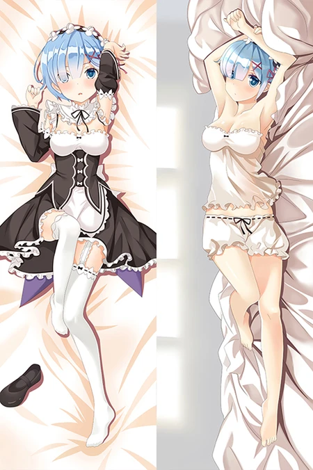 Rem Dakimakura Body Pillow Kissenbezug
