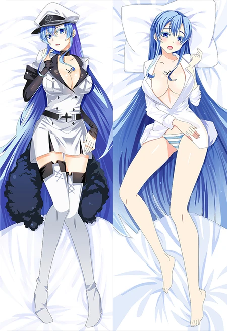 Esdeath Dakimakura Body Pillow Kissenbezug