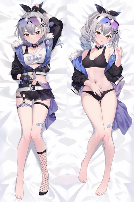 Silver Wolf Dakimakura Body Pillow Cover