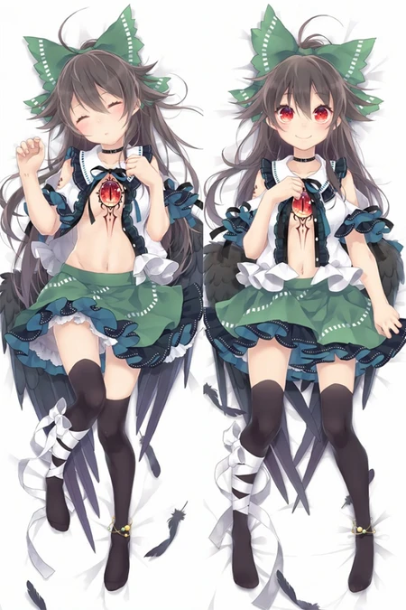 Utsuho Reiuji Dakimakura Body Pillow Kissenbezug