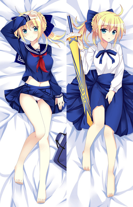Artoria Pendragon  Dakimakura Body Pillow Cover
