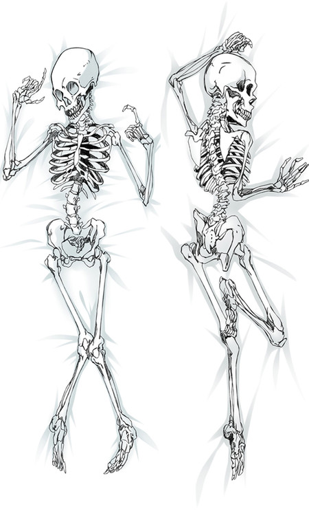 Funda dakimakura Skeleton