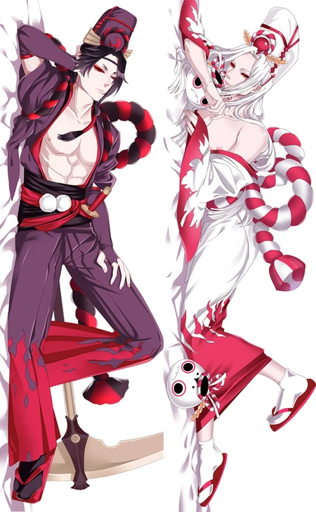 Shiro and Kuro Mujou Dakimakura