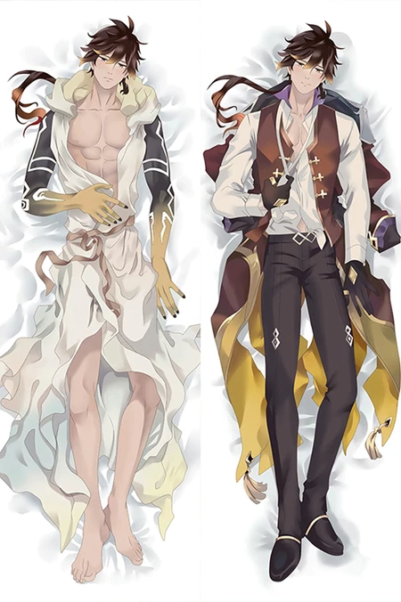 Zhongli Dakimakura Body Pillow Kissenbezug