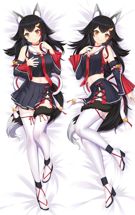 Ookami Mio Dakimakura Body Pillow Cover