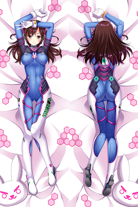 D Va Dakimakura Body Pillow Kissenbezug