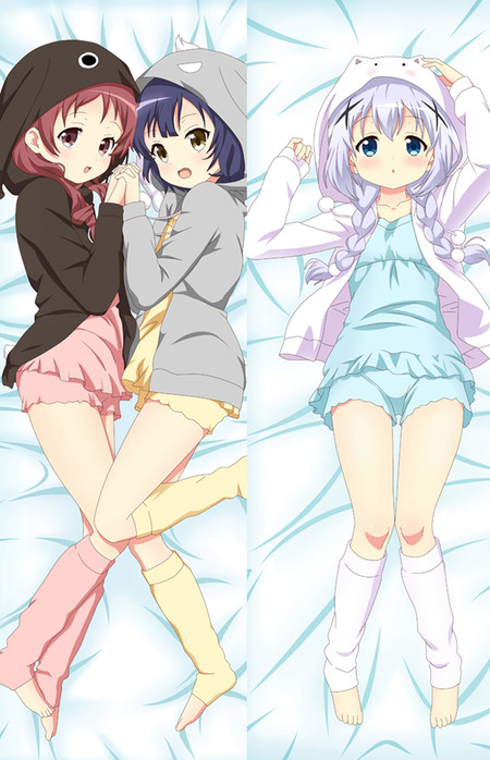 Kafuu Chino Dakimakura Body Pillow Cover