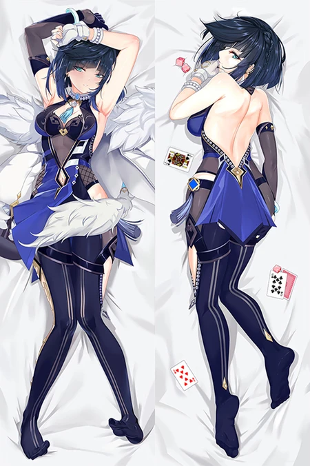 Yelan Dakimakura Body Pillow Cover