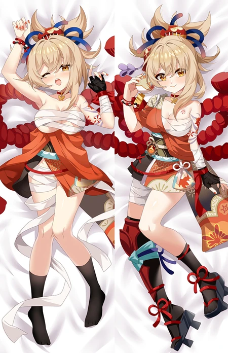 Yoimiya Dakimakura Body Pillow Kissenbezug
