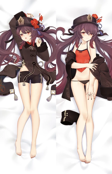 Hu Tao Dakimakura Body Pillow Cover
