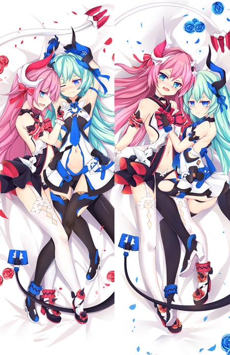 Rozaliya Olenyeva and Liliya Olenyeva Dakimakura Body Pillow Kissenbezug
