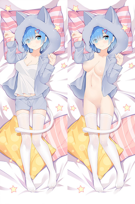Rem 18+ NSFW Dakimakura Body Pillow Kissenbezug