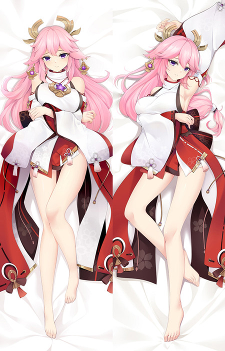 Yae Miko Dakimakura Body Pillow Cover