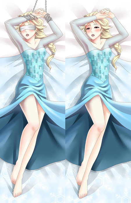 Elsa Dakimakura Body Pillow Kissenbezug