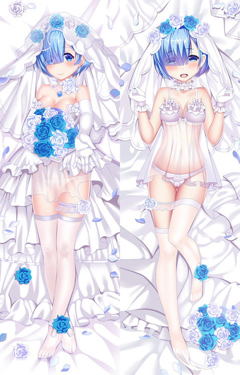 Rem Dakimakura Body Pillow Kissenbezug