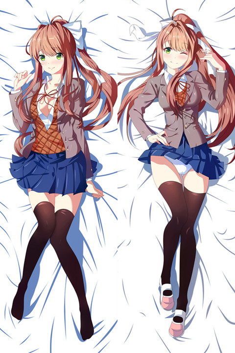 Monika Dakimakura Body Pillow Kissenbezug