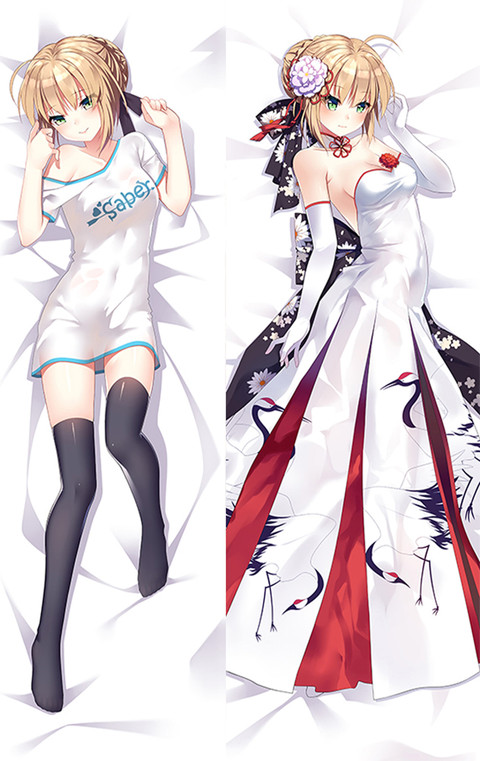 Artoria Pendragon  Dakimakura Body Pillow Cover