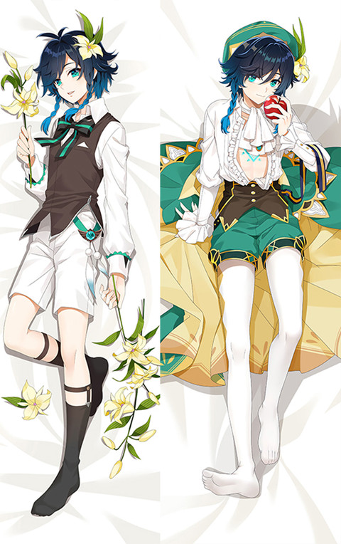 Venti Barbatos Dakimakura Body Pillow Cover