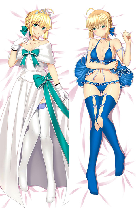 Artoria Pendragon  Dakimakura Body Pillow Cover