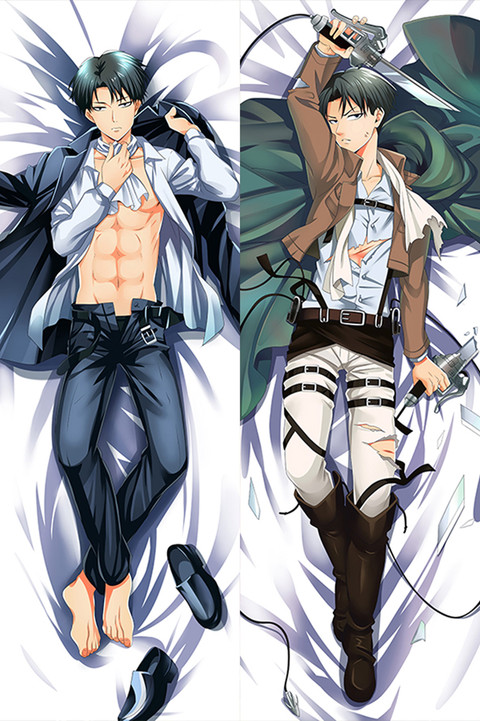 Levi Ackerman Dakimakura Body Pillow Cover