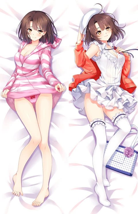 Megumi Kato Dakimakura Body Pillow Cover