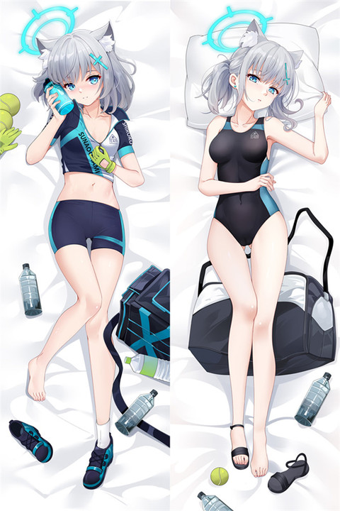 Sunaookami Shiroko Dakimakura Body Pillow Cover