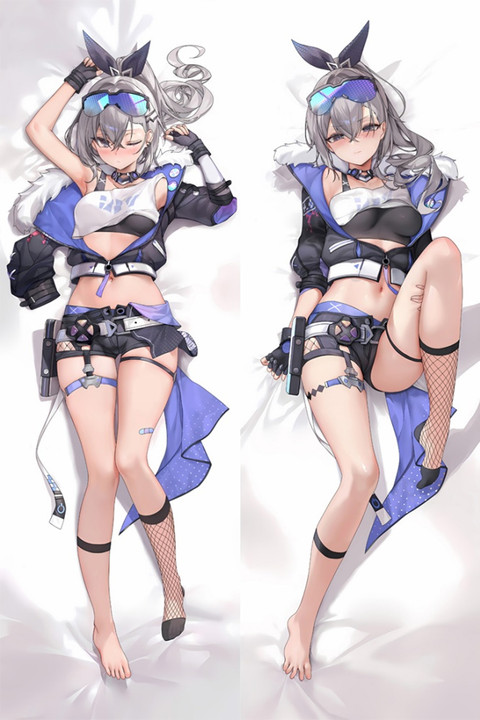 Silver Wolf Dakimakura Body Pillow Cover