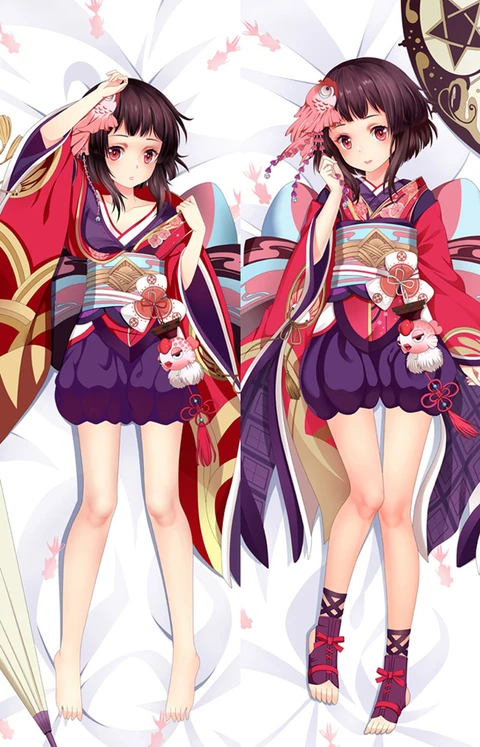 Kagura Dakimakura Body Pillow Cover