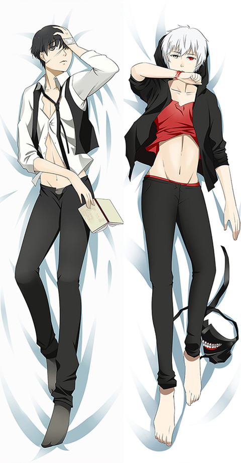Ken Kaneki Dakimakura Body Pillow Cover