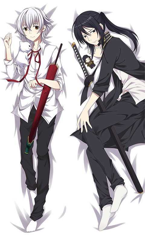 Yashiro Isana and Kuroh Yatogami Dakimakura Body Pillow Cover